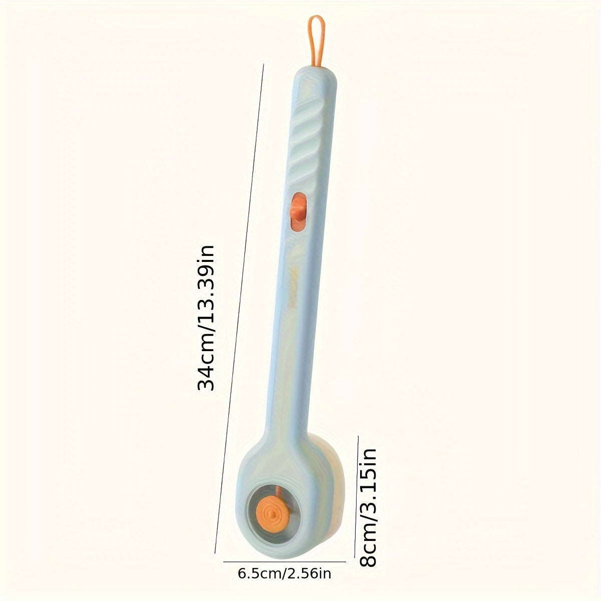 Long-Handled Shower Scrub Brush - Soft Bristle Body Exfoliator & Massage Tool for Bathing, Back Scrubbing, and Skin Care