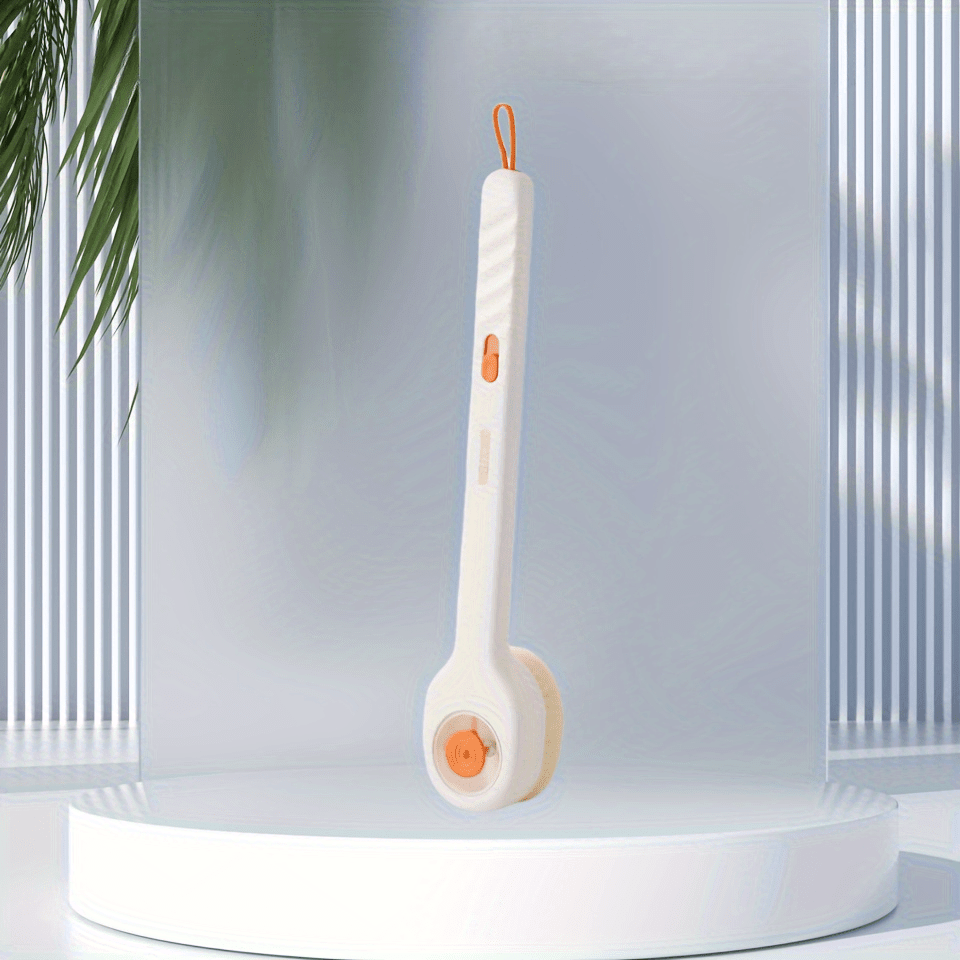Long-Handled Shower Scrub Brush - Soft Bristle Body Exfoliator & Massage Tool for Bathing, Back Scrubbing, and Skin Care