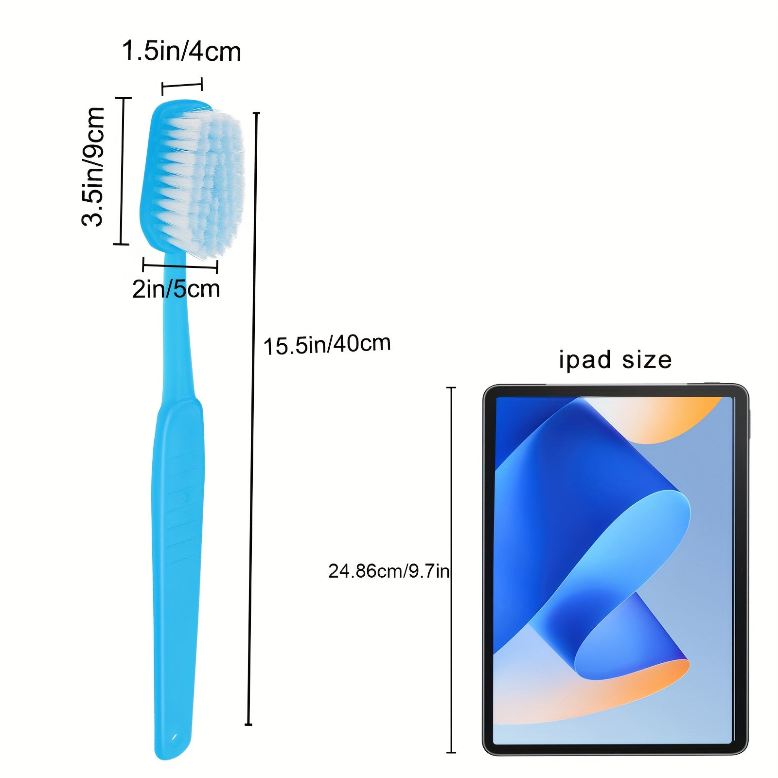 Ergonomic Long-Handled Bath Brush with Soft Bristles - Ideal for Deep Cleansing, Exfoliation & Back Massage, Quick-Dry Material, Easy Hang Design for Shower Use