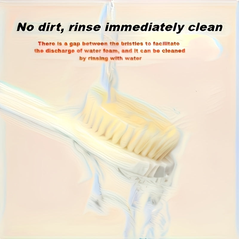 A Long-Handled Bath Brush for Scrubbing The Back, Designed for Women, Featuring Soft Bristles for a Comfortable Wash